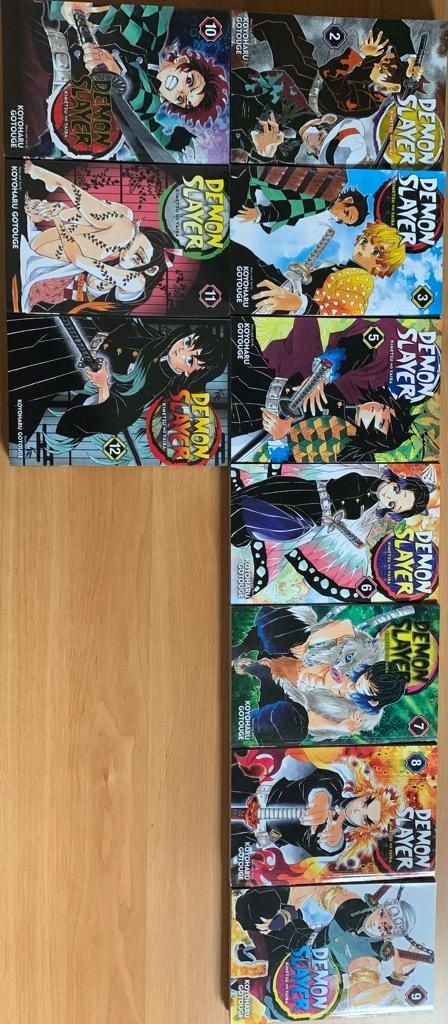 Mangas Demon Slayer/ Seven Deadly Sins/ Food Wars