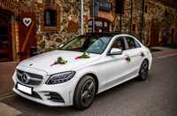 Samochód/auto na ślub, wesele biały Mercedes C klasa AMG 500 zł