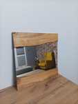 Lustro w drewnie handmade