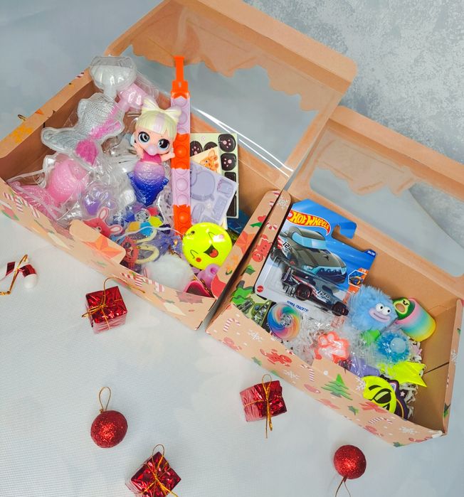 Подарунок на День Святого Миколая.  Подарунковий набір , дитячі іграшк