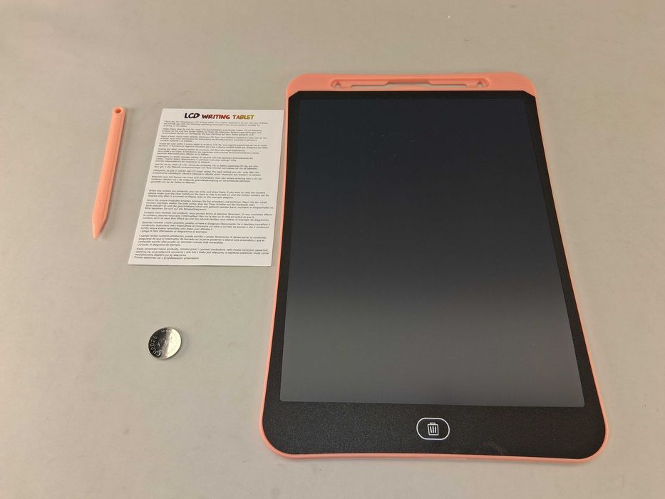 N224 Tablet Graficzny LCD 12 Cali Znikopis Rysik Różowy