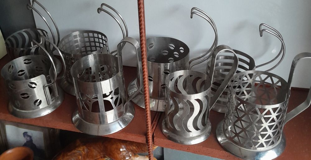 Підстаканики 8шт немагнітні.