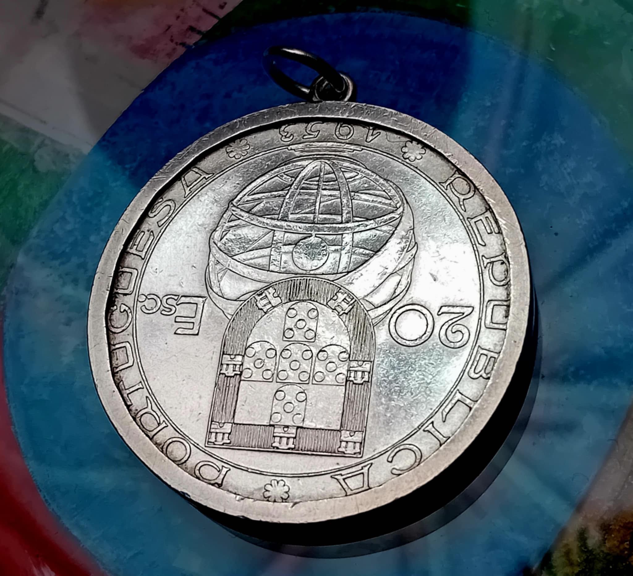 20 escudos prata restauracao 1953 moeda com aro prata