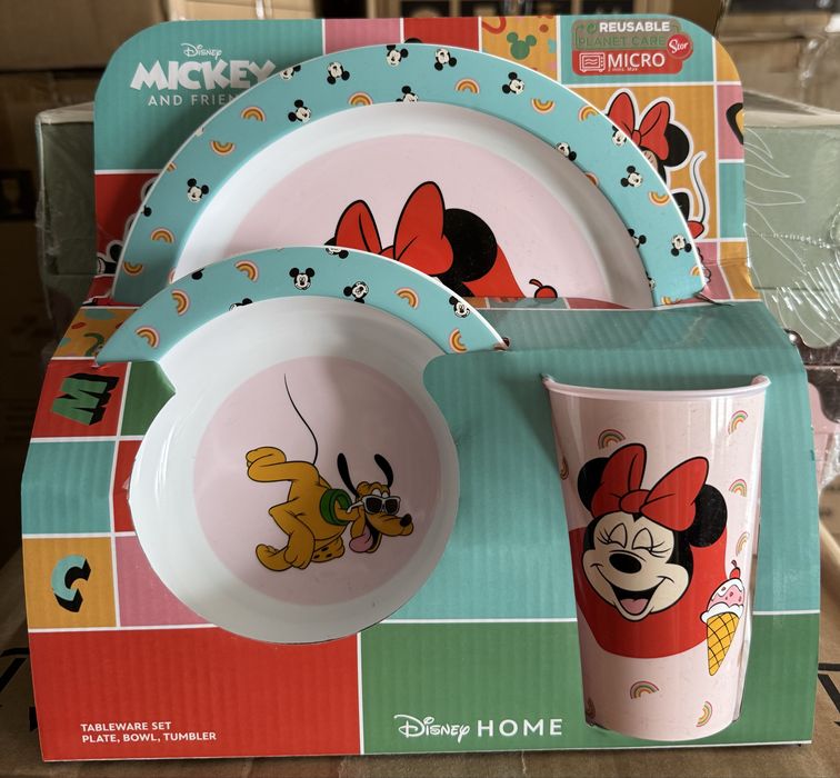 Дитячий набір посуду Disney Mickey and Friends (3 предмети)