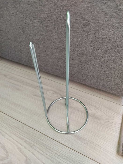 IKEA TORKAD Uchwyt na ręczniki srebrny