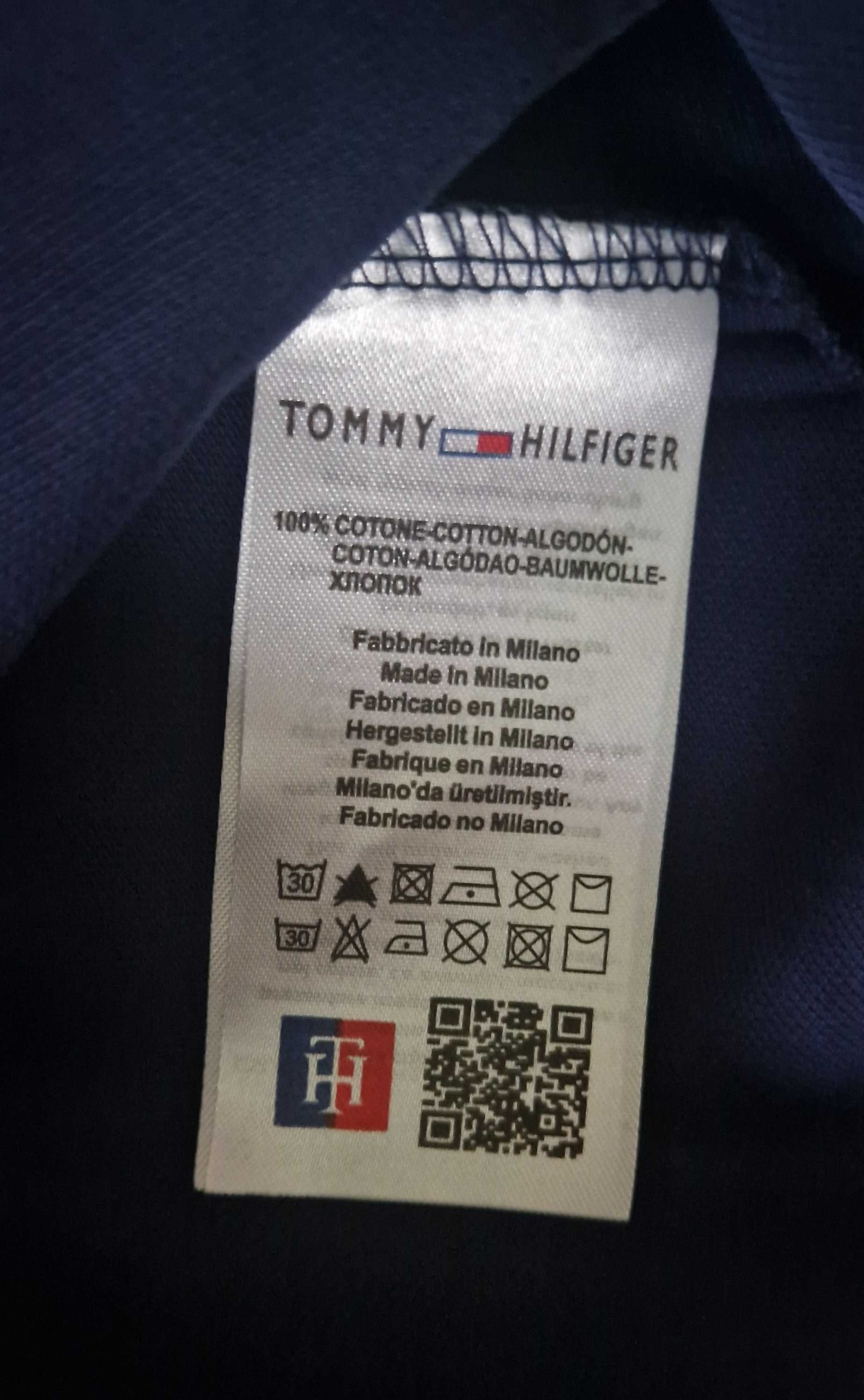 Nowa koszulka polo t-shirt Tommy Hilfiger L granatowa z metką