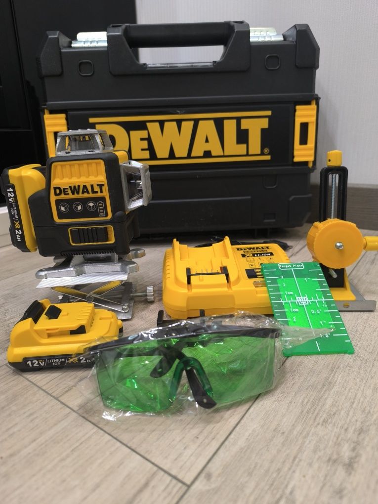 Лазерний рівень, DeWalt 4d, 16 ліній, лазерний нівелір