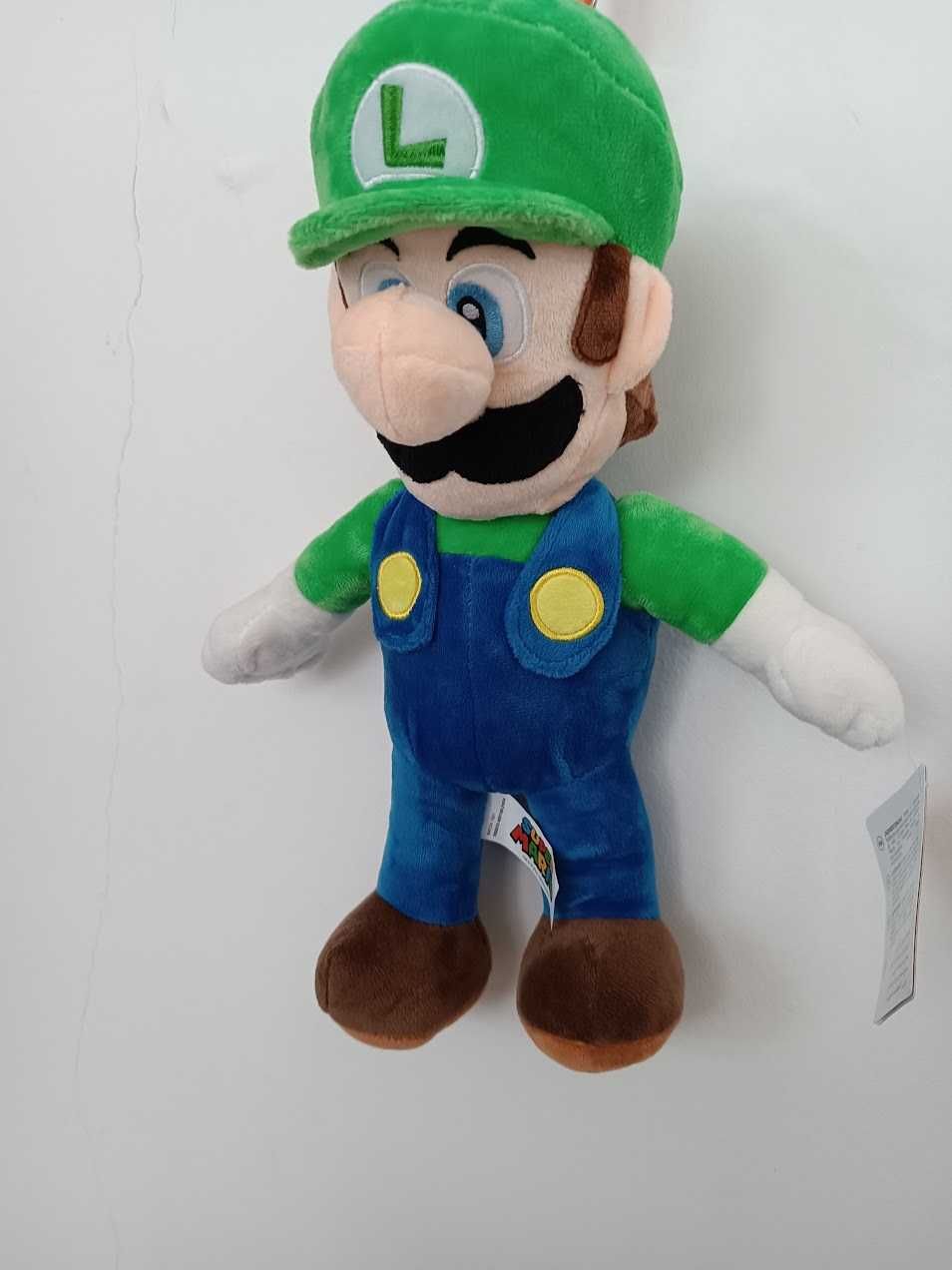 Novidade:Peluche Luigi Classic Super Mario Bros 35cm