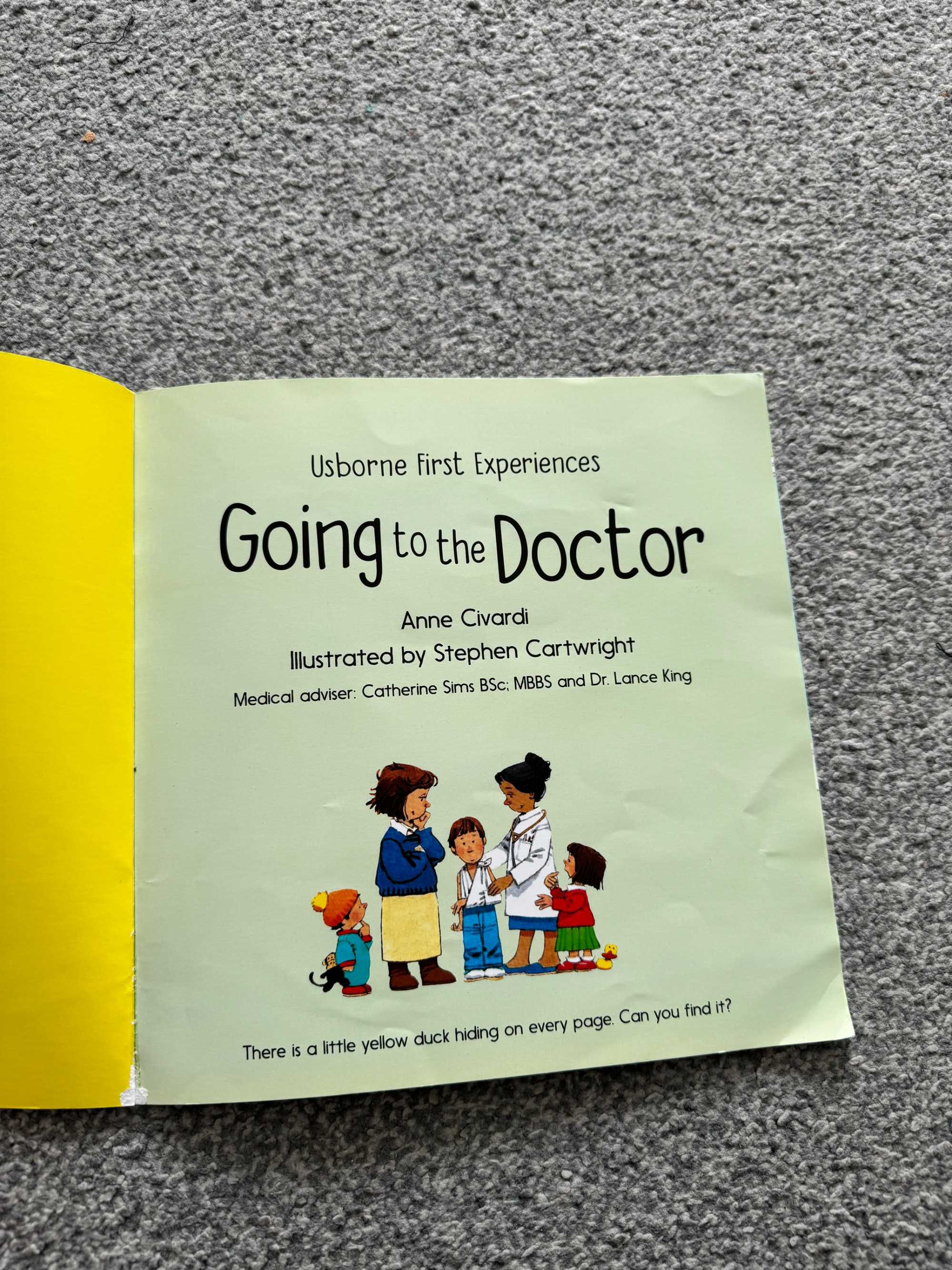 Going to the Doctor Anne Civardi Stephen Cartwright Usborne