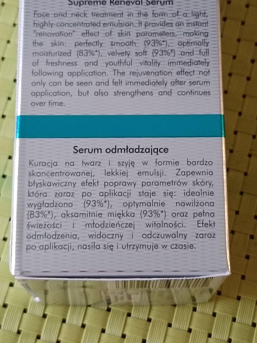 Dr Irena Eris algorithm supreme renewal serum do twarzy na dzień i na