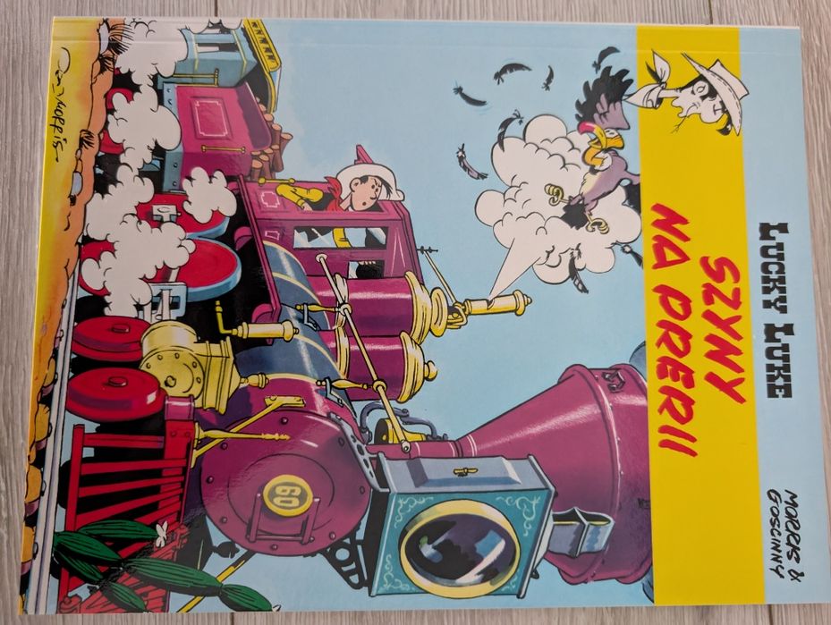 Lucky Luke szyny na prerii nowy