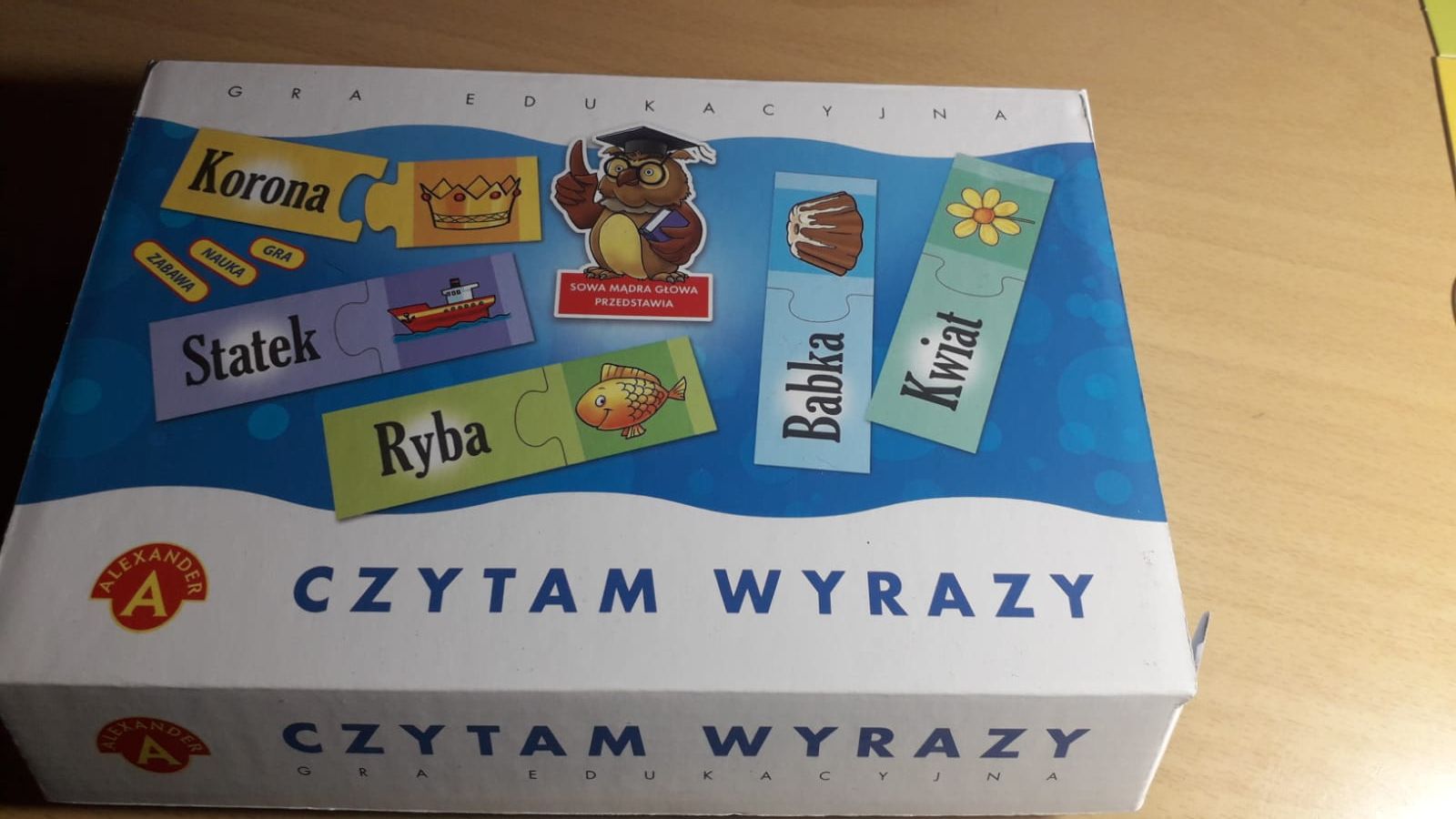 Czytam wyrazy, gra edukacyjna