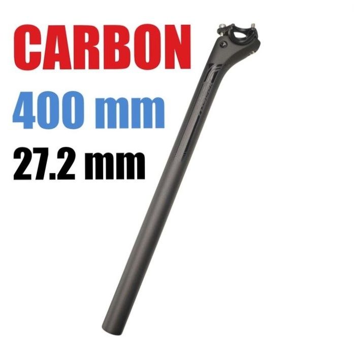 Carbon! Toseek 27,2 mm 400 mm sztyca podsiodłowa carbonowa 40 cm