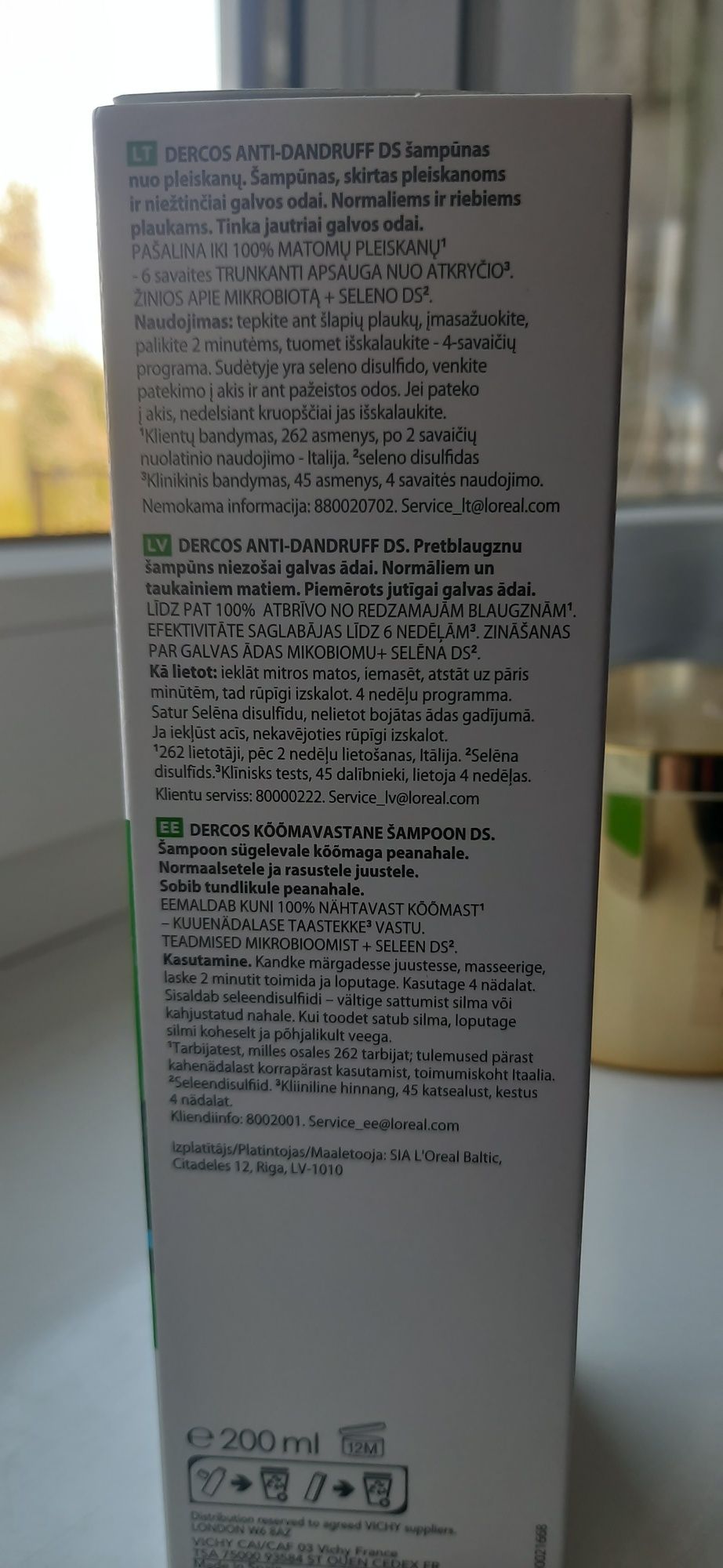 Vichy szampon przeciwłupieżowy dercos