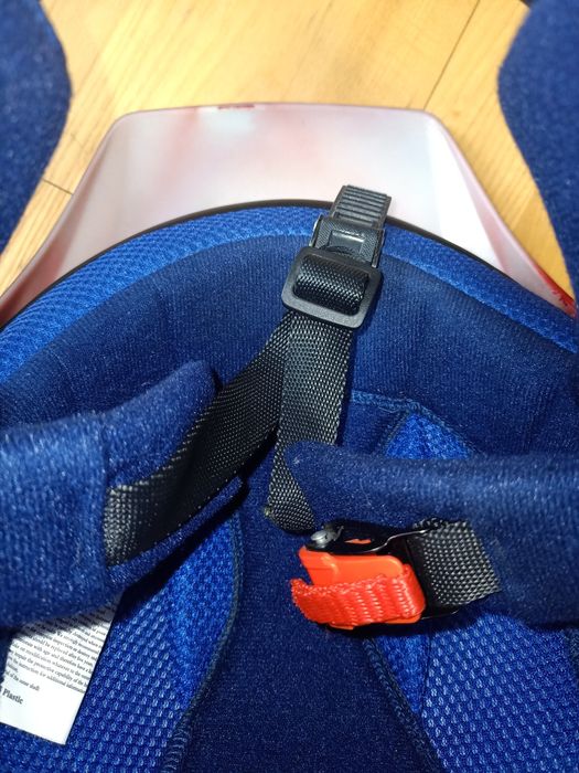 Kask Awina na Quada Młodzieżowy, dla nastolatka Czerwono Niebieski