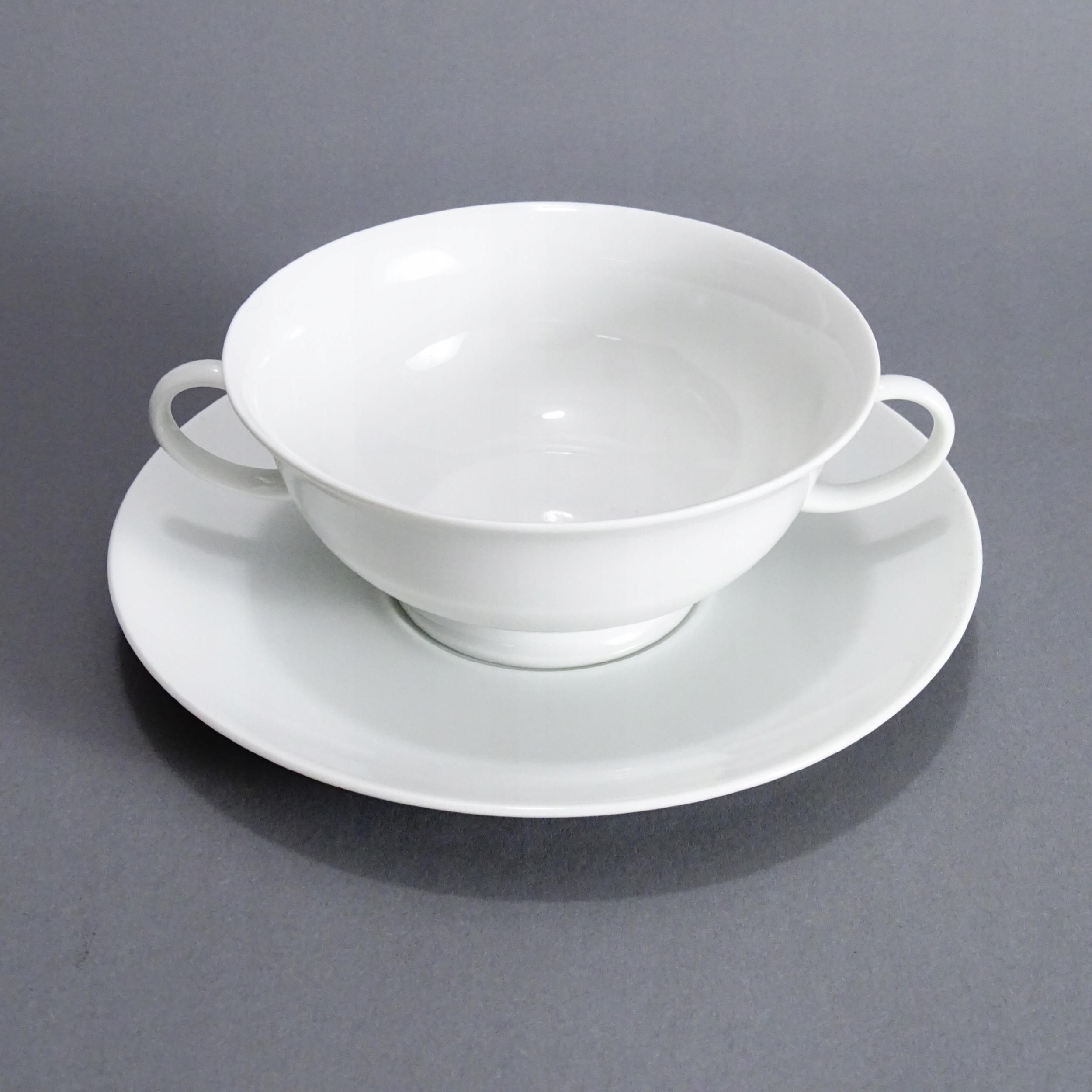 biała bulionówka porcelanowa rosenthal