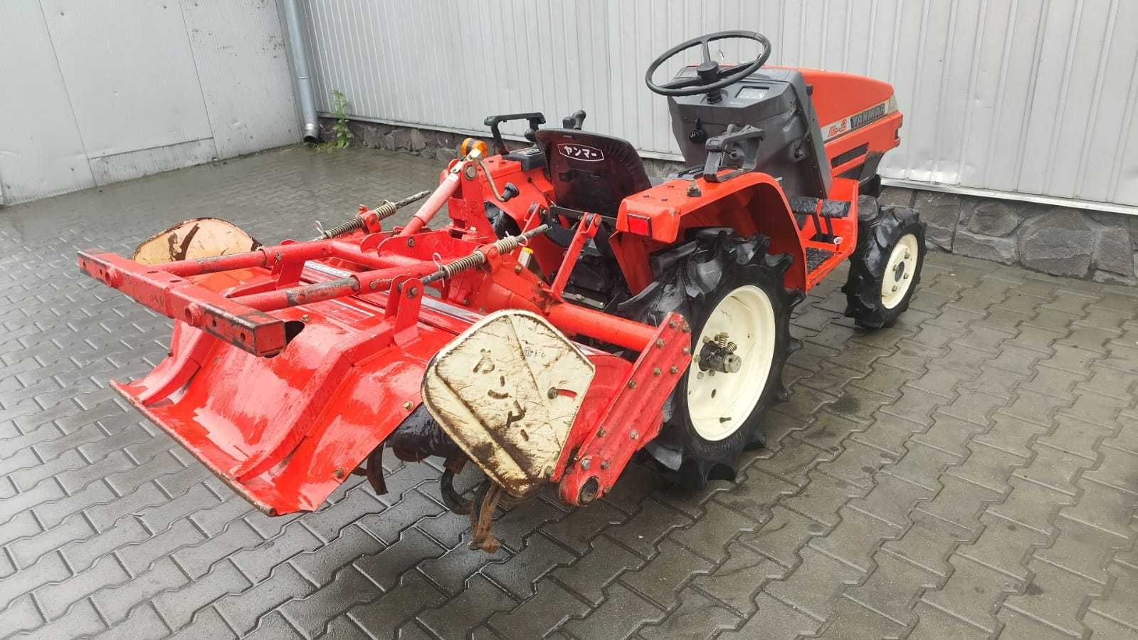 Japoński traktorek Yanmar KE 2 glebogryzarka 4x4 12 KM