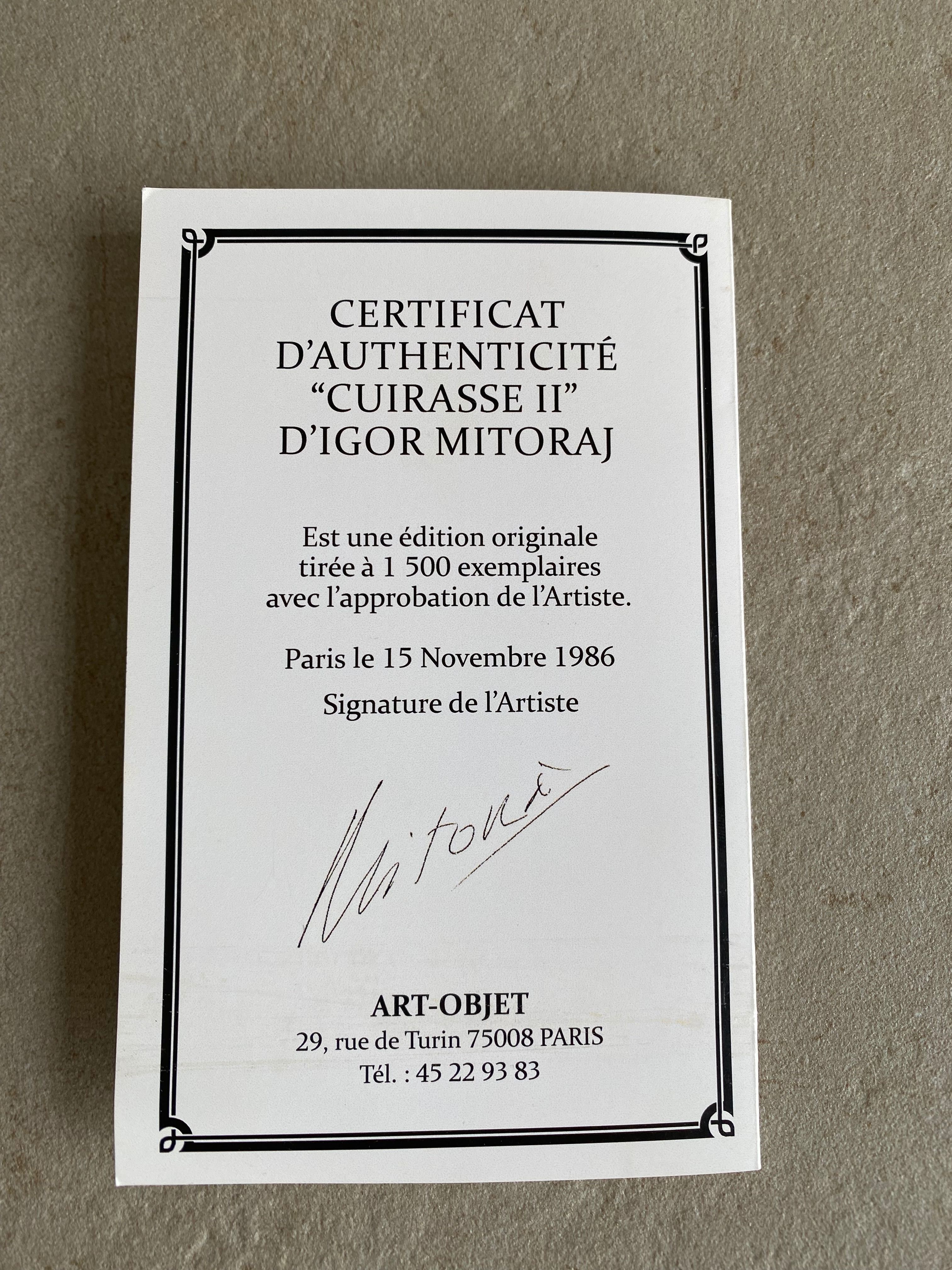 Mitoraj Igor Pancerz