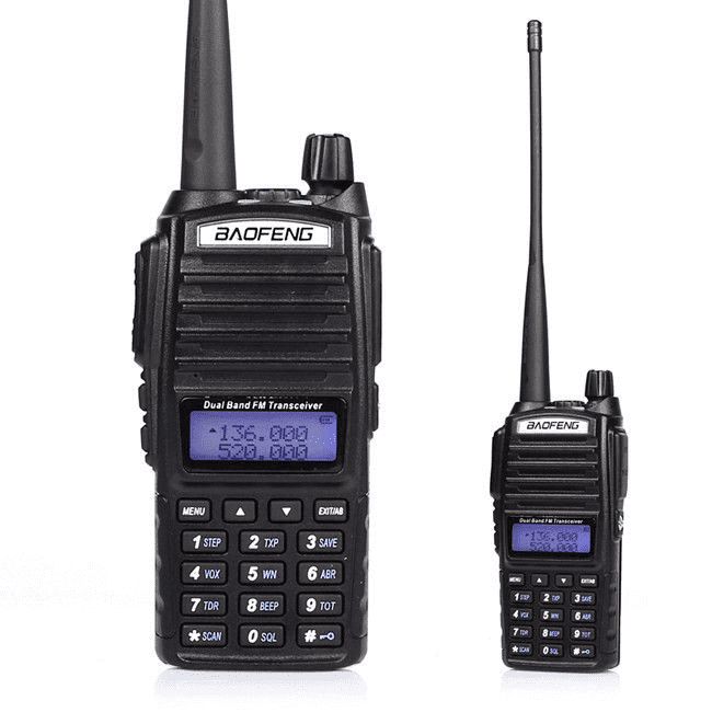 Skaner Policyjny Radiotelefon Baofeng UV-82 HT 8W Odblokowane!Nasłuch