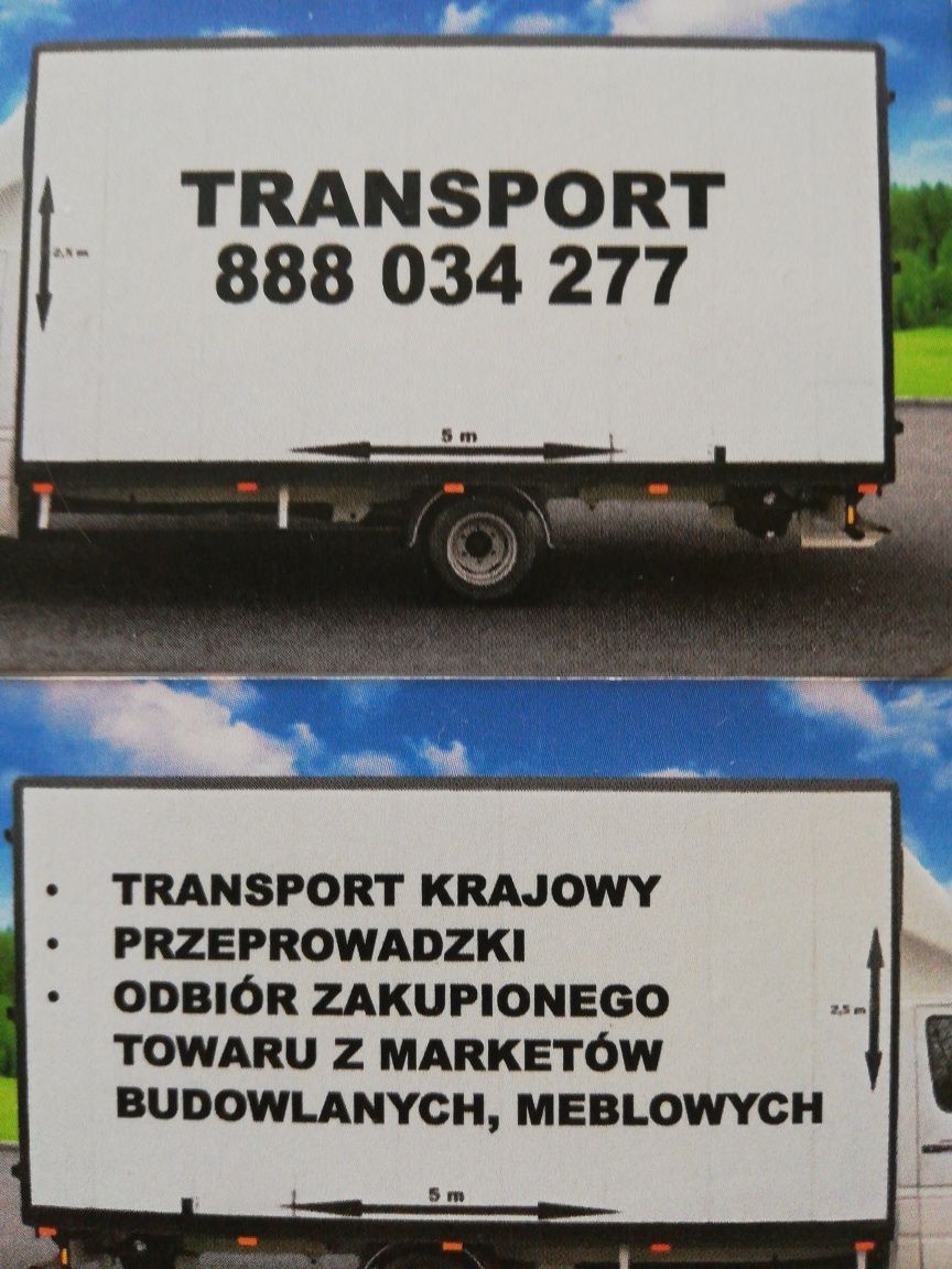 Transport, przeprowadzki, przewóz towarów