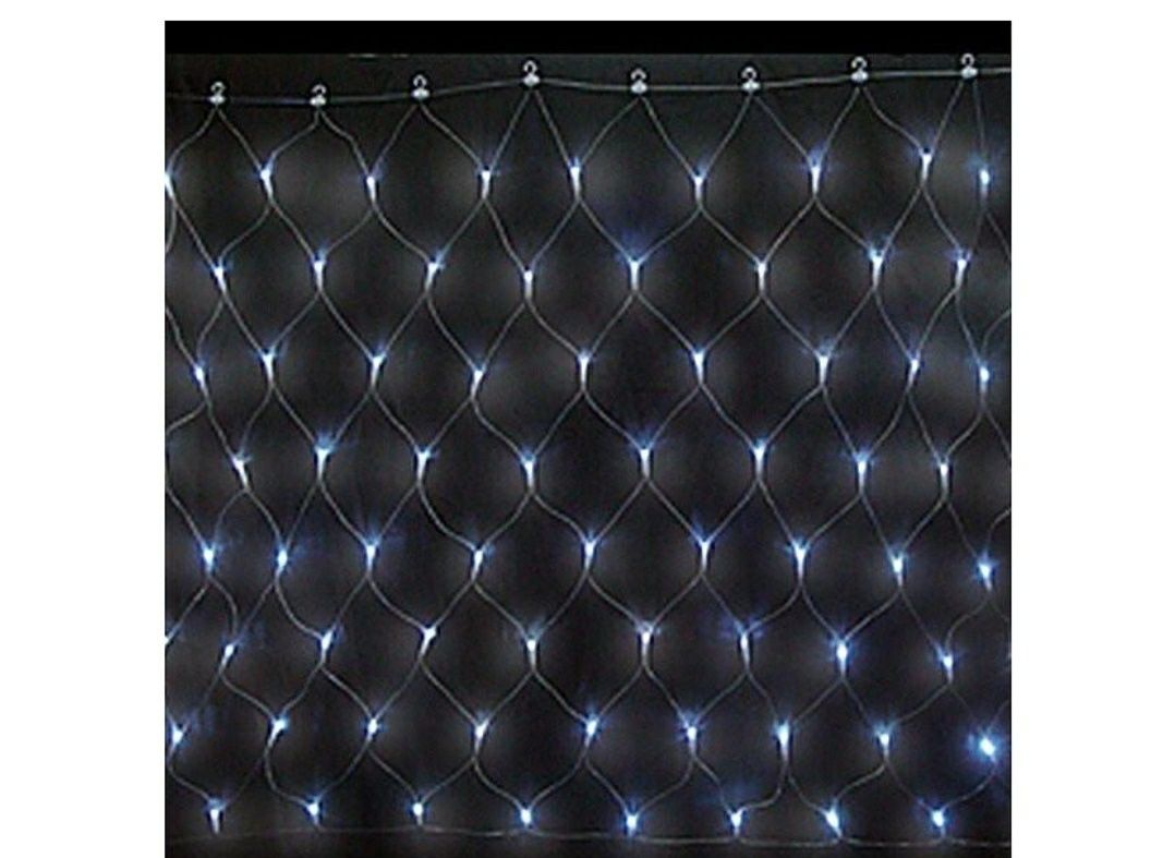 Гірлянда штора, сітка 120 LED 1.4m*1,4 m ( Білий
Гирлянда штора 144L