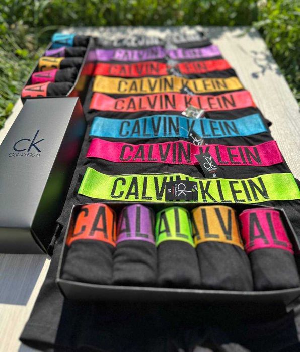 5 шт - 500 грн Труси чоловічі Calvin/ Трусы мужские боксеры Кельвин