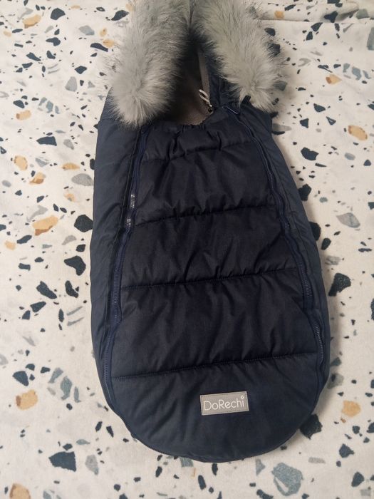 Дитячий конверт, темно синього кольору