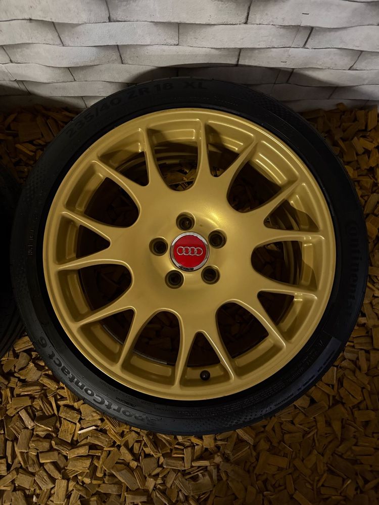 Felgi koła bbs ch 18 cali 5x112 letnie audi vw seat skoda golf a3 leon