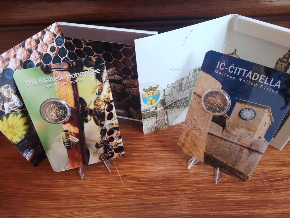 Conjunto moedas comemorativas de Malta 2024