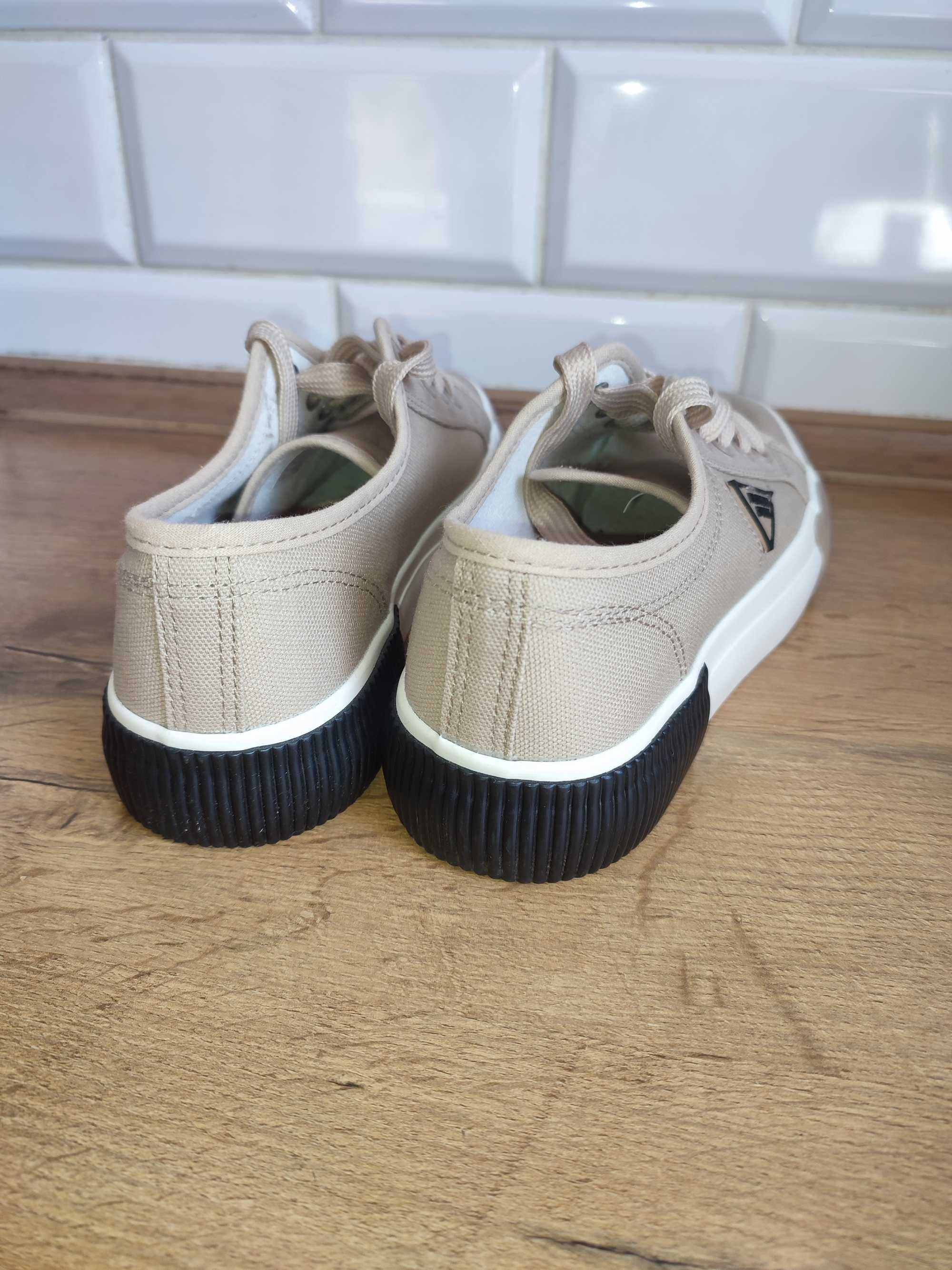 Buty damskie Trampki Tenisówki Beżowe Sportowe Modne r.38