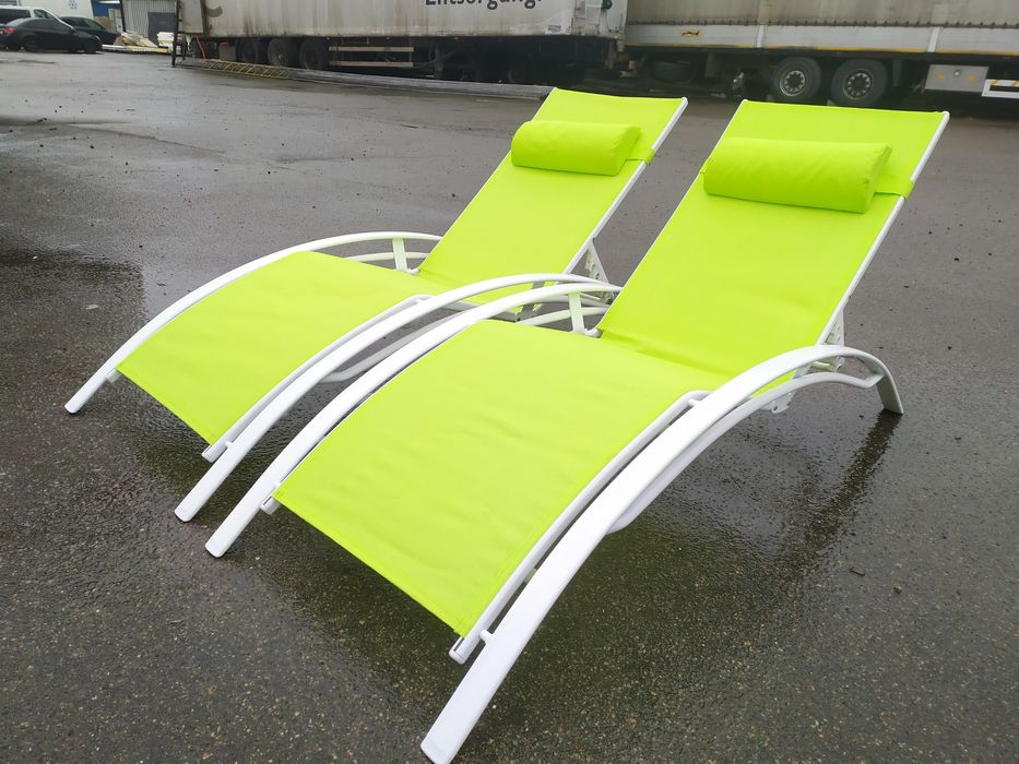Шезлонг шизлонг лежак алюмінієвий