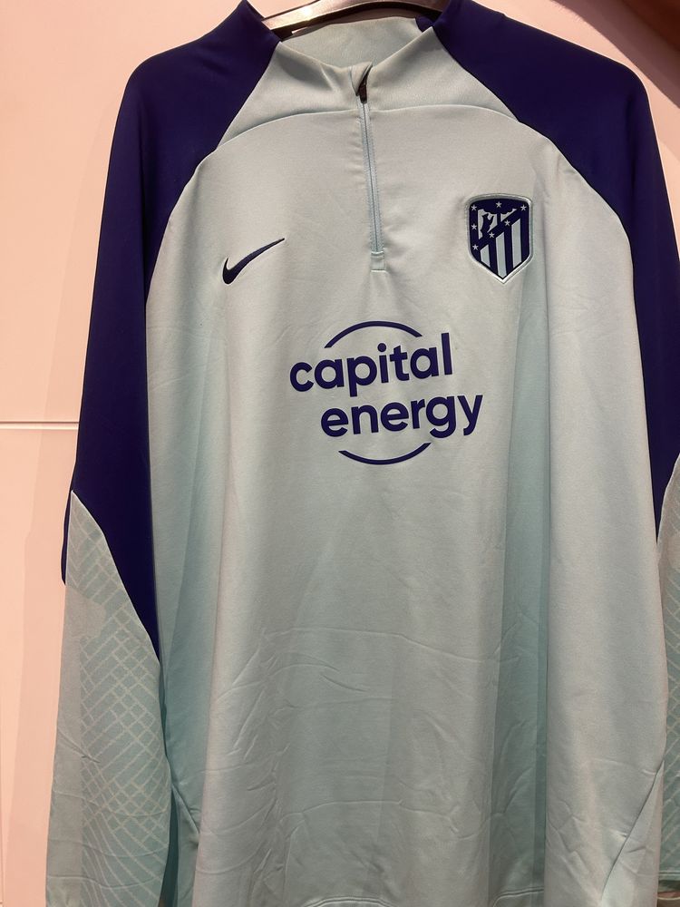 Casaco com fecho ate ao peito atletico madrid XXL