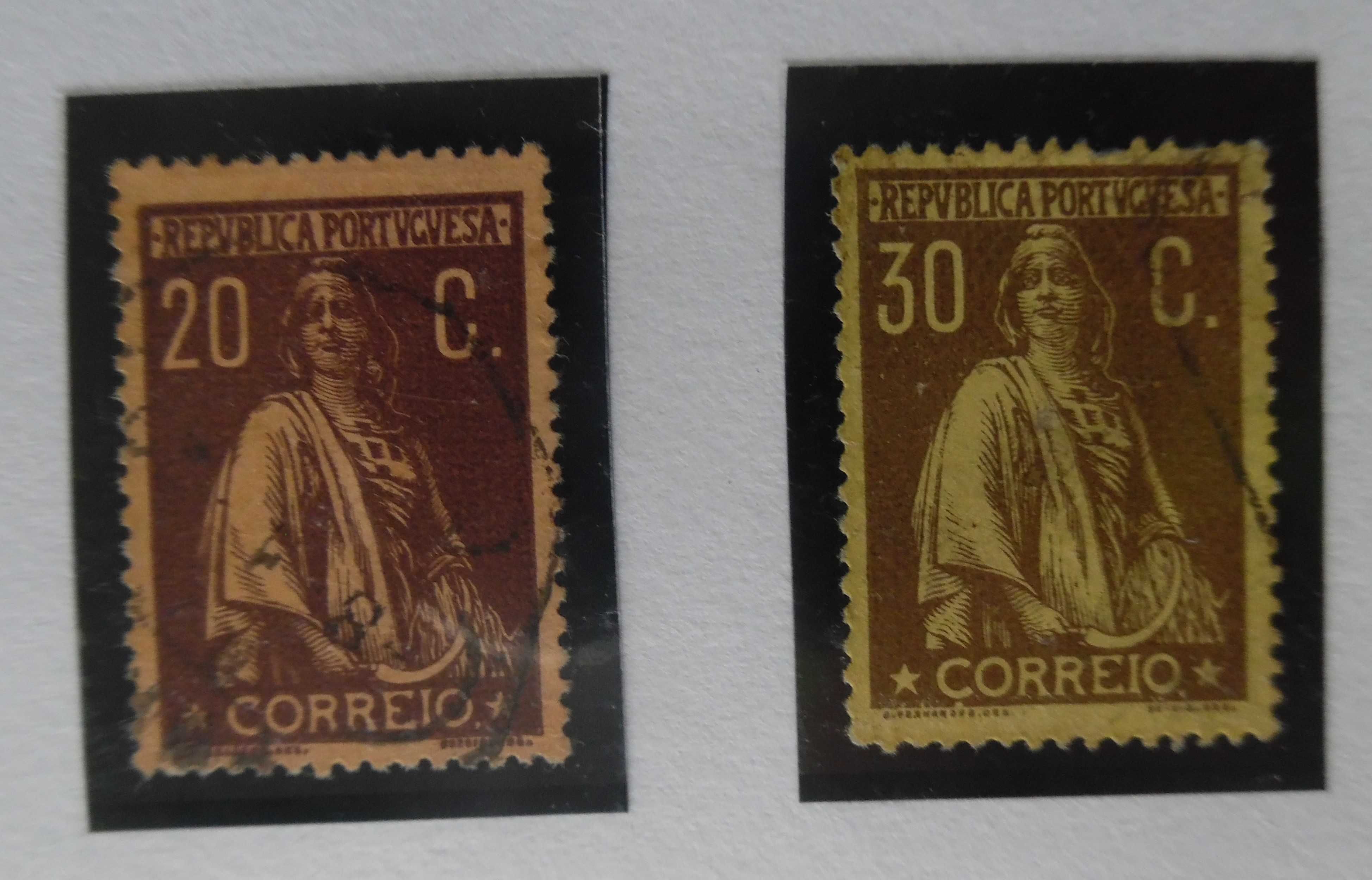 Selos Portugal 1917-Ceres Novas taxas/cores Completo Novos/usados