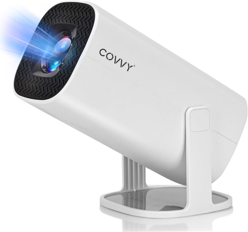 COVVY Mini projektor, przenośny projektor z Wi-Fi,by,android