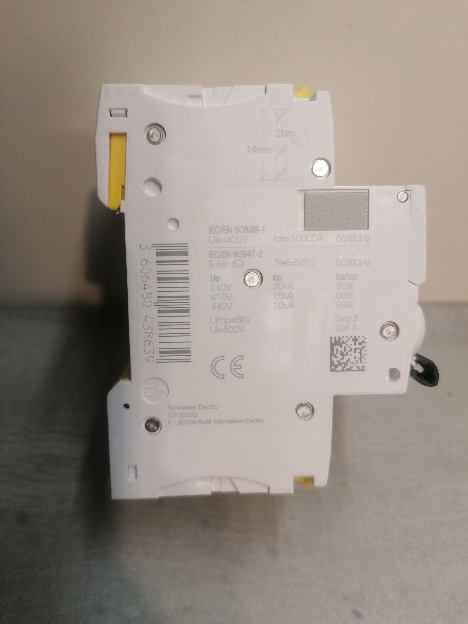 Wyłącznik nadprądowy iC60H 3P C10A Schneider Electric