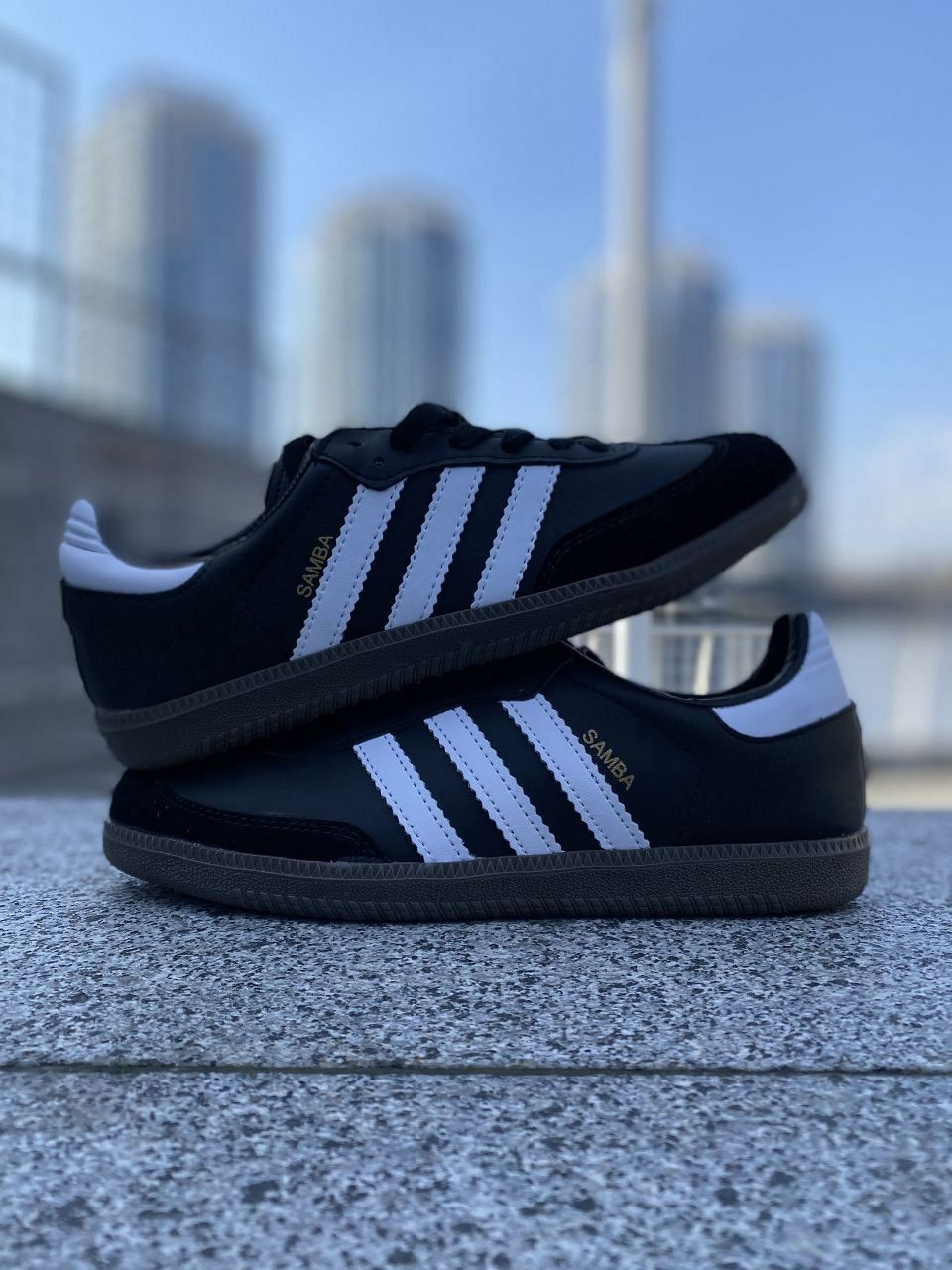 Adidas samba black&white/мужские кроссовки/чоловічі кросівки/адидас