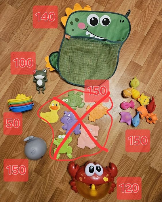 Іграшки для купання