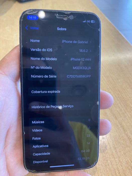 Iphone 12 mini + capa