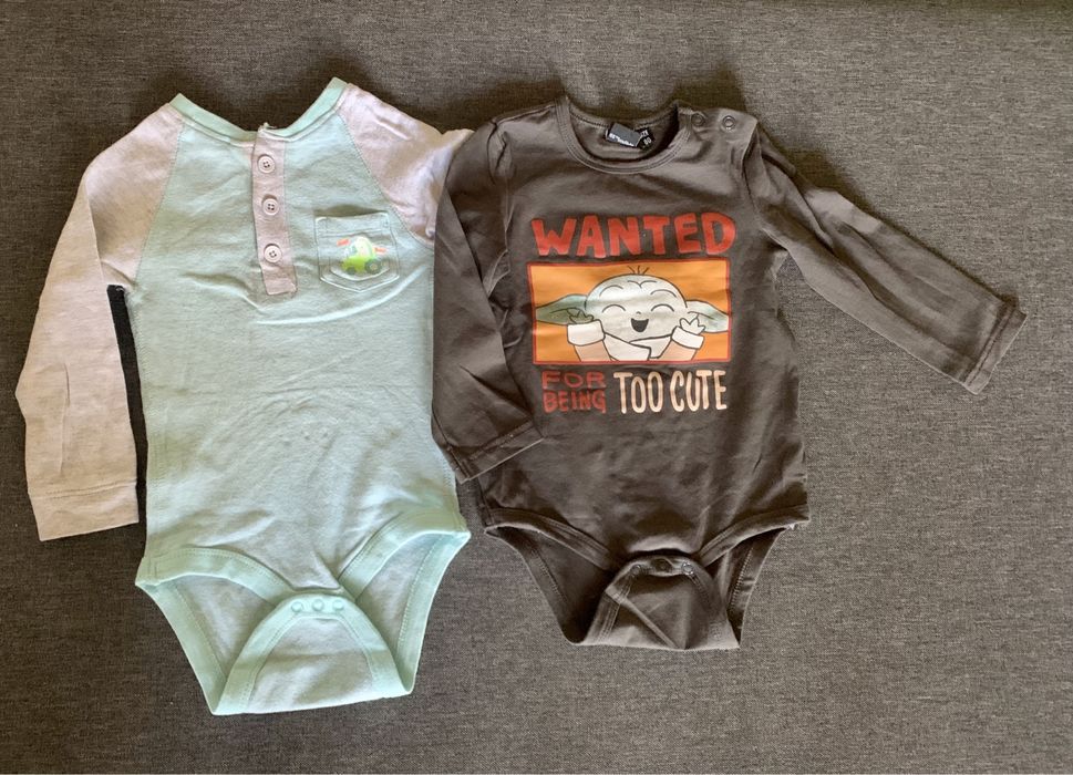 Pięciopak Zestaw, paka Body długi rękaw 80