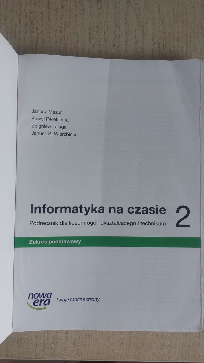Informatyka na czasie, kl.2