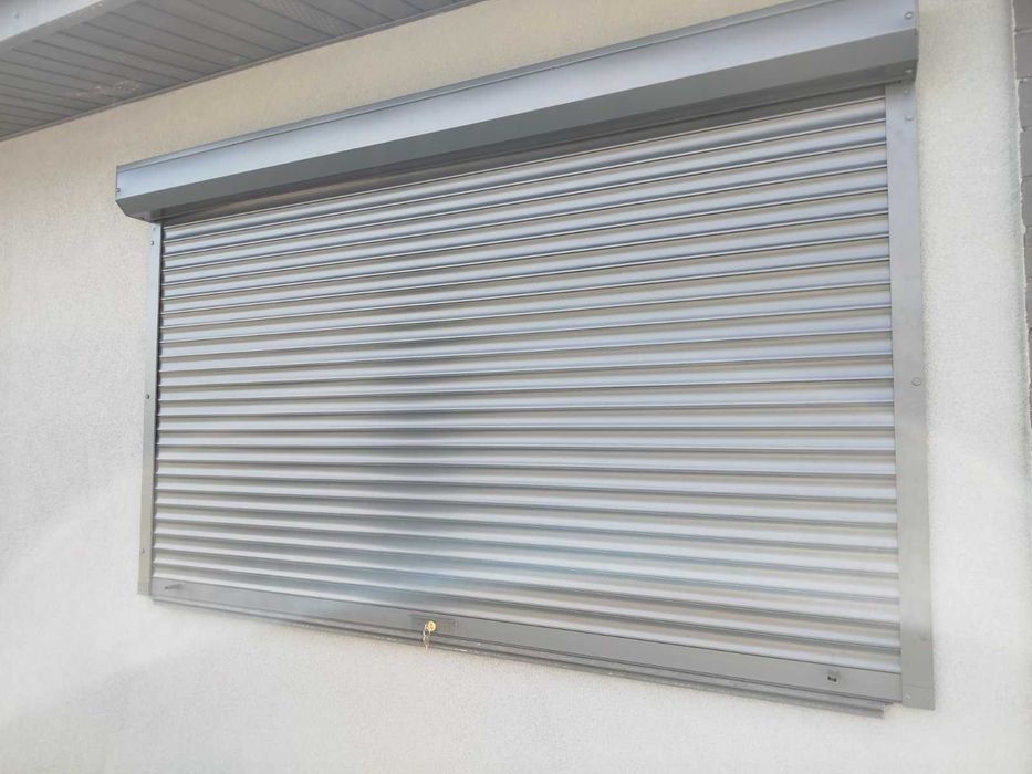 #️⃣ Защитные ролеты на окна под ключ. Рольставни на двери и гараж R-6
