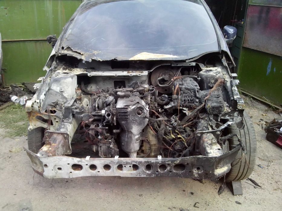 Reparação de carro após um acidente