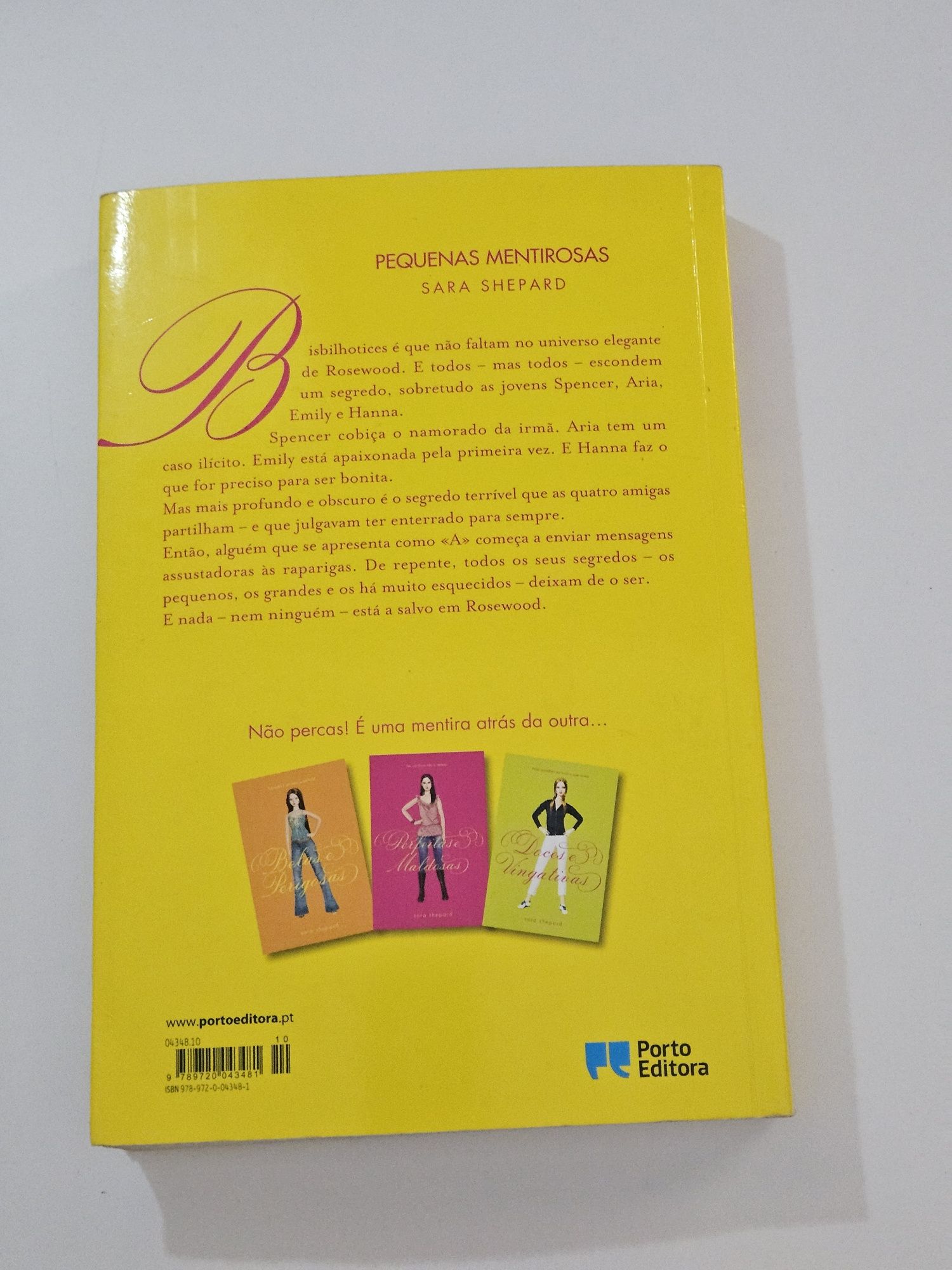 Livro Pequenas Mentirosas