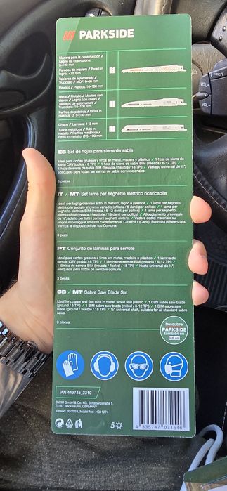 Conjunto lâminas para serrote