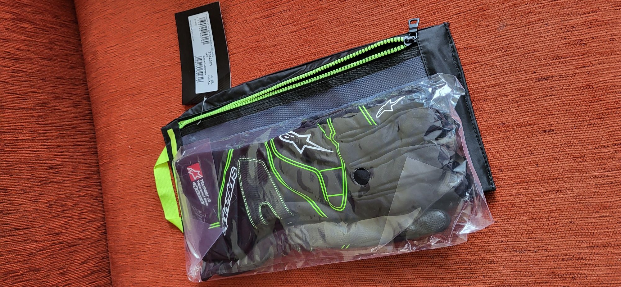 Rękawice Alpinestars TEMPEST V2 wodoodporne Rozmiar XL