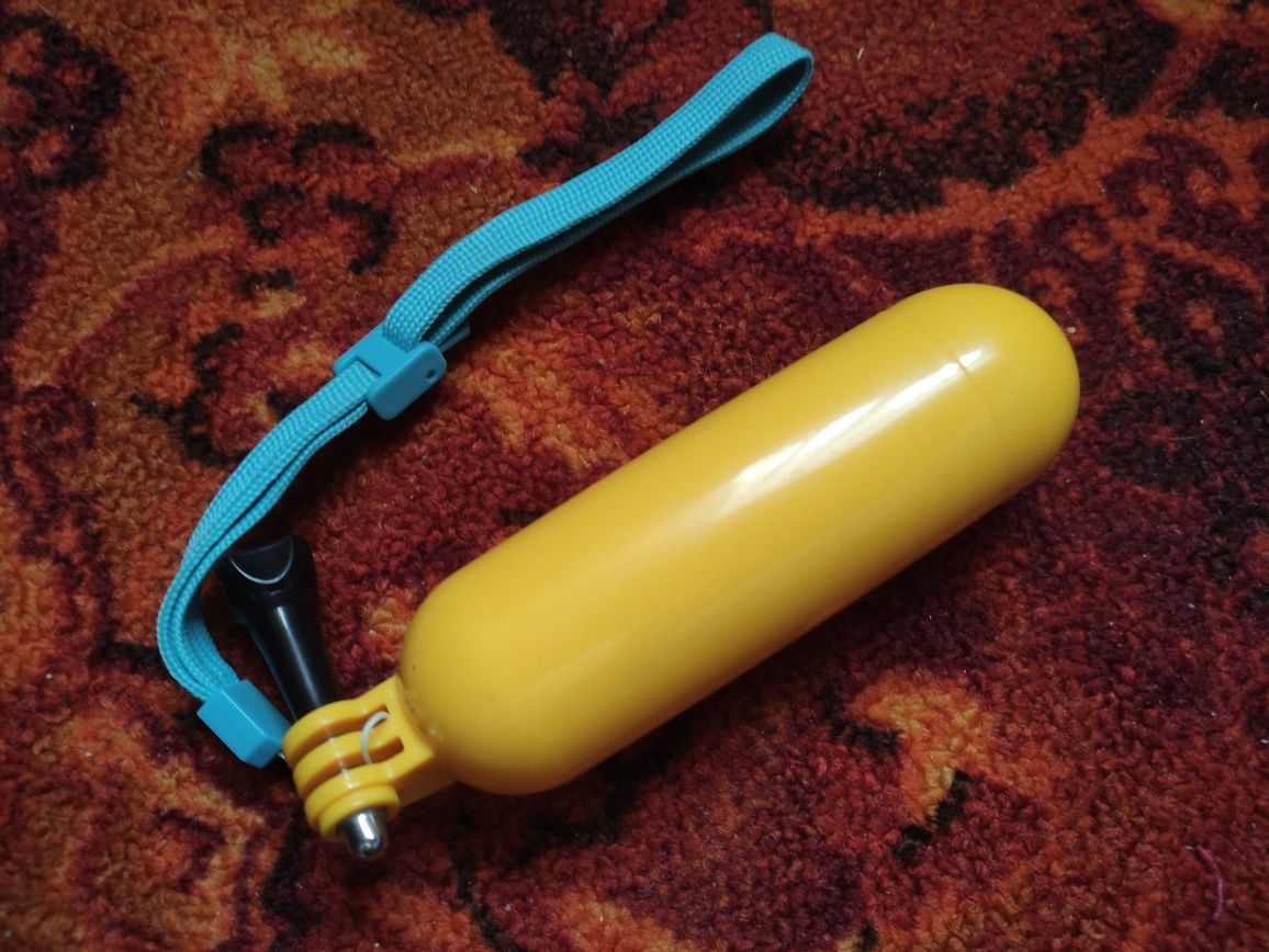 Держатель для экшн-камеры плавающая рукоятка AirOn Yellow (AC81) ручка