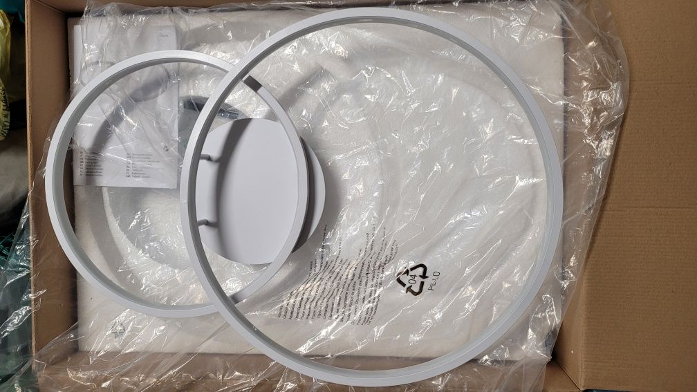 Plafon LED koła 23W 1300Im 4000K 61x42x10 cm