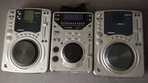 3 sztuki CD player Reloop Img Stage Line DJ mikser