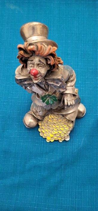 Peças decorativas em prata laminada italiana.