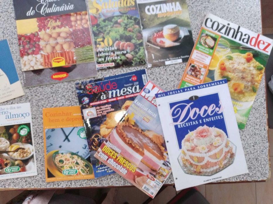 28-Revistas culinária diversas